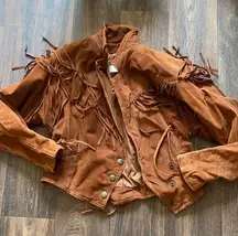 Fringe Leather Jacket