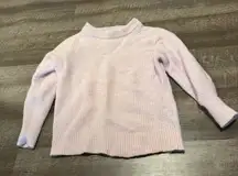 Everlane Alpaca & Merino Wool Blend Light Pink Sweater