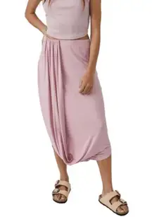 Free People Beach Pink Skirt sz XS FP Beach Daphne Pull On Skirt