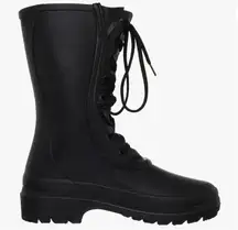 Le Chameau Bottine Saiga Womens Boots Black Rubber Size 7 US 5 UK NIB Waterproof