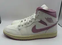 Nike Air Jordan 1 Mid Sail-Orchid Purple-Muslin BQ6472-162 Women's Size 11 New