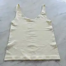 Anthropologie Seamless Shaping Tank in Off White Size Large NWOT