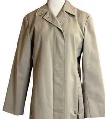 London Fog  Classic Brown/Dark Tan Waterproof Lined Trench Coat.