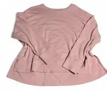 Time and Tru Pink Oversized Sweatshirt