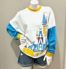 Disney Cinderella Castle Spirit Jersey Top Walt  World 50th Anniversary Shirt XL