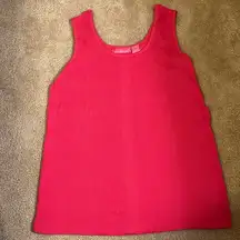 Woman Within pink tank top size medium