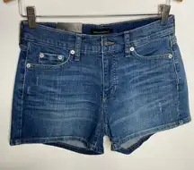 NWT Banana Republic factory 4” short jean shorts size 25/0