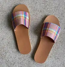 COPY - Madewell Maddie rainbow sandals 8.5
