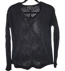 Rock & Republic Black Top CyberPunk Rocker Y2K Festival Whimsigoth Grunge Medium