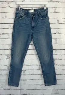Abercrombie & Fitch High Rise Skinny Jeans Women’s 28/6R Medium Wash Stretch Y2K