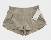 Lululemon Hotty Hot High-Rise Short 2.5” - Mojave Tan, Size 12