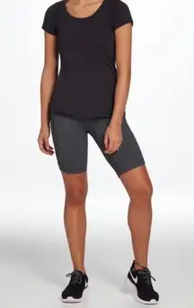 Calia by Carrie underwood Women's Essential High Rise Bike Shorts gray sz small