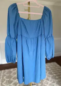 Square Neck Dress Cottagecore Puff Romantic Boho Coquette Babydoll Castlecore