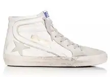Golden Goose Women's Slide High Top Sneakers in White