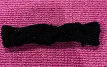 Black headband with beads