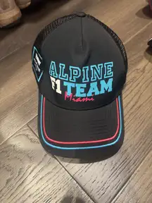 Black Alpine f1 Team Baseball Cap