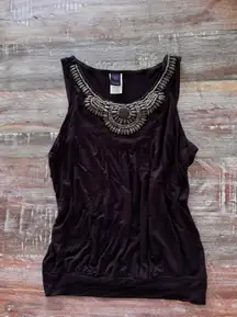 vintage beaded tank top