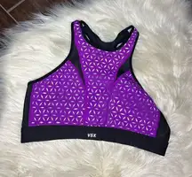 Victoria’s Secret Sports fushia/nude/black sports bra sz Medium