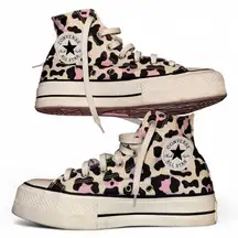 Converse Chuck Taylor Lift Leopard High Tops Women’s 8