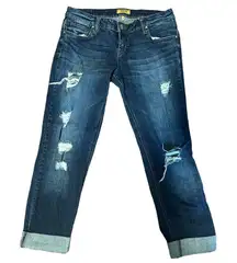 STS Blue Cuffed Cropped Blue Denim Jeans -‎ Size 7