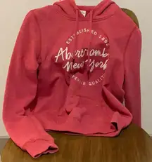 Red Abercrombie Sweatshirt