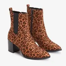 NWT EXPRESS Leopard Print Chelsea Boot