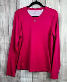Under Armour Heatgear Women's Long Sleeve Shirt - Pink
