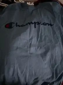 Small champion light blue t-shirt 