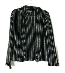 Wooden Ships Soft Loose Knit Acrylic Mohair Wool Open Front Cardigan Sweater M