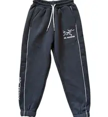 Arc’teryx x Jil Sander Reflective Skeleton Logo Jogger Sweatpants Gray Sz Medium