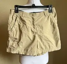 tan hiking trail athletic shorts | 6