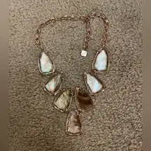 Kendra Scott Harlow rose gold necklace