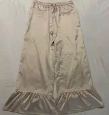 Plum Pretty Sugar Anthropologie flare pajamas bottoms size js unknow measurement