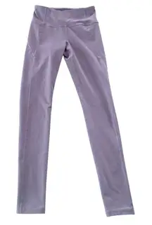 UNDER ARMOUR‎ Leggings Women's Size XS Purple UA Ankle Pants Lilac Gym Run Yoga