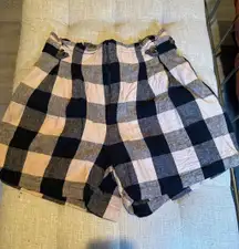 Plaid Flowy Shorts