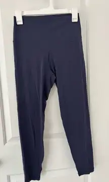 Aerie high waisted navy blue leggings