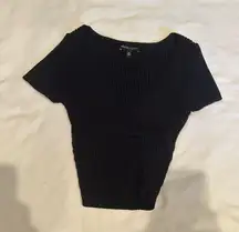 Kendall + Kylie Black Top