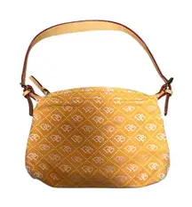 Dooney & Bourke Signature Jacquard Shoulder Bag Purse Handbag Zip Orange NWT