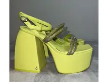 NEW Mila Jewel Ankle Strap Platform Sandal Sam  Edelman 8