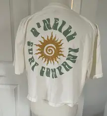 Cute White O’Neill Surf Crop Tee