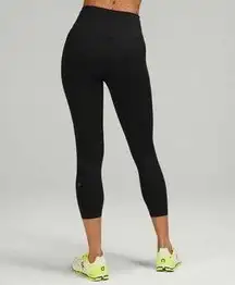 Lululemon Base Pace High-Rise Crop 23" Black Size 0 Athletic Leggings Women's