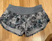 Lululemon Speed Up Short 2.5", Kaleidofloral Multi/Blue Cast, Size- 2.