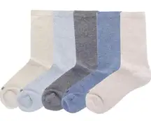 Ladies' Coolmax Essential Crew Socks - (5-pair) - Brand New