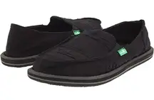 Sanuk Ruffle Slip On Shuffle Loafers Comfort Yoga Shoes 6