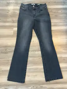 Size 10 Gramercy Mini Boot Jeans, waist is 14 with Stretch to 17, inseam is 30