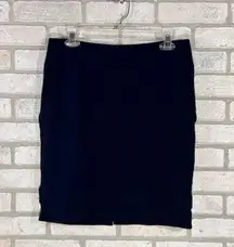 Cabi Style 5051 Lido Tiered Navy Pencil Skirt Size 6