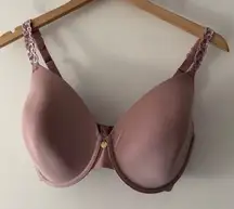 Natori Pink Pure Luxe Underwire T-Shirt Bra 32G