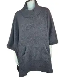 Koolaburra by UGG Brushed Back Sherpa Poncho Blackened Pearl XL NWOT