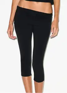 Skims Cotton Jersey Foldover Capri Pant