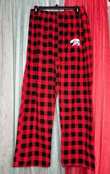 Plaid Red and Black Womens Pajama pants